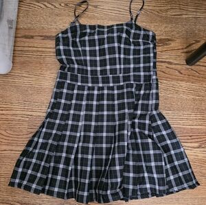 H&M Divided Plaid Jumper Dress